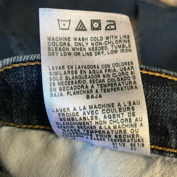 WRANGLER Advanced Comfort Jeans Denim Pants Size 38 X 30 Dark Wash - Picture 9 of 9